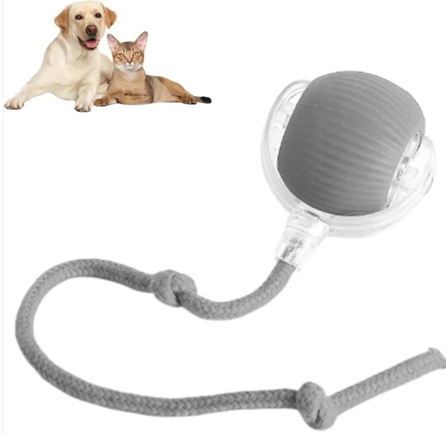 Smart Rolling Pet Ball Interactive Automatic Toy for Cats & Dogs Motion Activated Exercise Ball